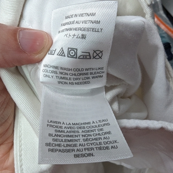 J. Crew Stretch Chino Cut Off Bermuda Shorts Sz 0 - Picture 9 of 9